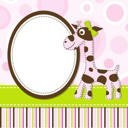 Template greeting cardのイラスト素材