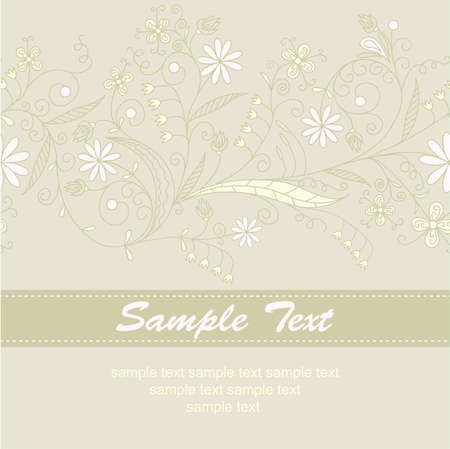 Floral abstract backgroundのイラスト素材