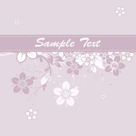 Floral abstract backgroundのイラスト素材