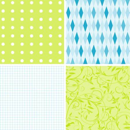 Scrapbook patterns for designのイラスト素材