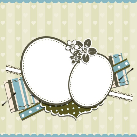Template greeting card.のイラスト素材