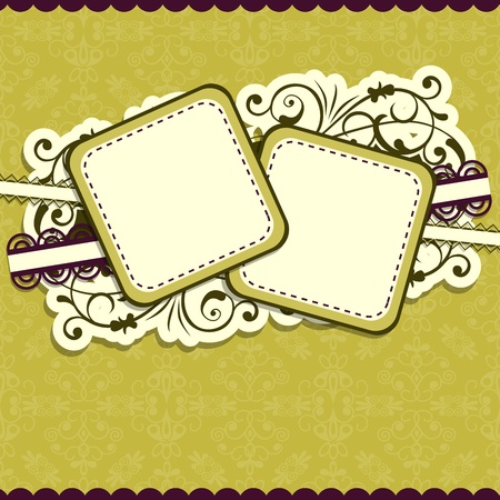 Template greeting card.のイラスト素材