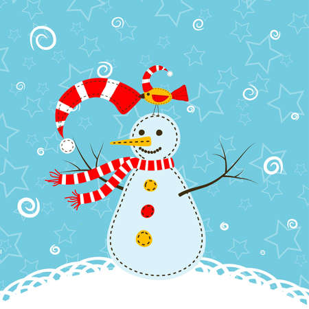 Template christmas greeting card, vector illustrationのイラスト素材