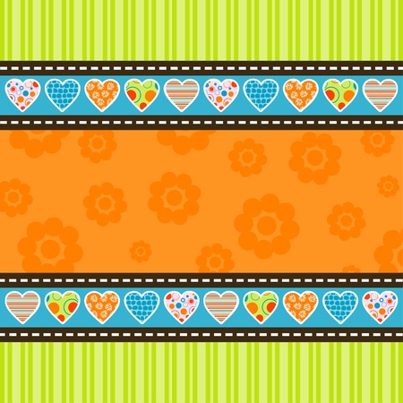 Template greeting card, illustrationのイラスト素材