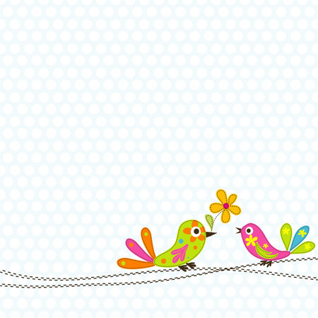 Template greeting card, vector scrap illustrationのイラスト素材