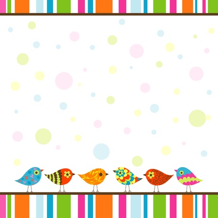 Template greeting card, vector scrap illustrationのイラスト素材