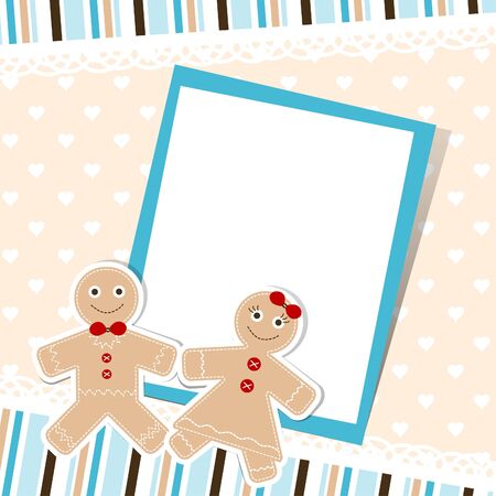 Template christmas greeting card, illustrationのイラスト素材