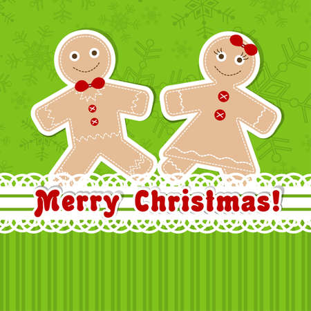 Template christmas greeting card, vector illustrationのイラスト素材