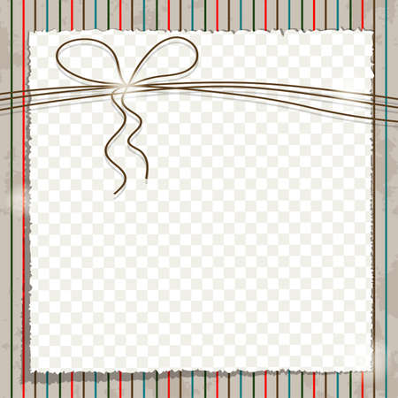 Template greeting card, vector scrap illustrationのイラスト素材