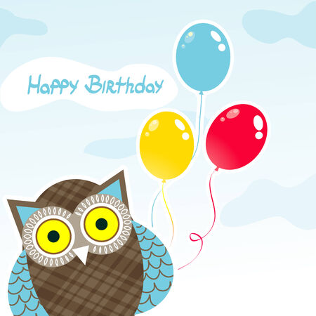 Template greeting card, vector illustrationのイラスト素材