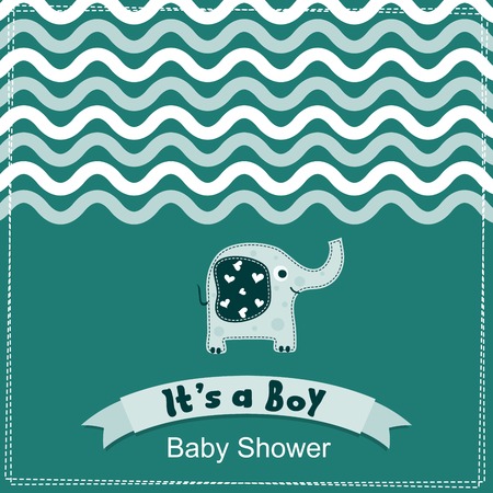 Template greeting card, vector illustrationのイラスト素材