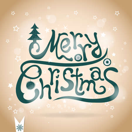 Template Christmas greeting card, vector illustrationのイラスト素材