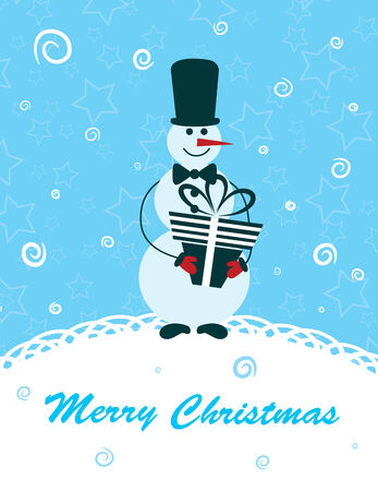 Template christmas greeting card, vector illustrationのイラスト素材