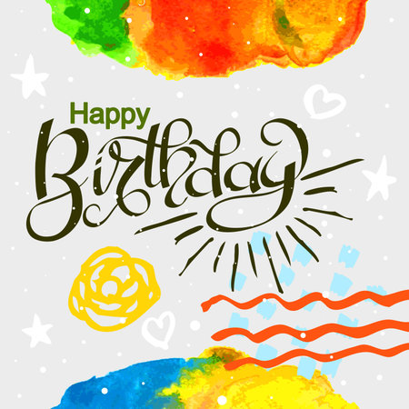 Template greeting card,  vector illustrationのイラスト素材