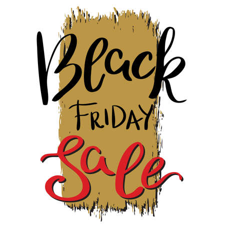 Black Friday sale template for banner or poster. Vector illustration.のイラスト素材