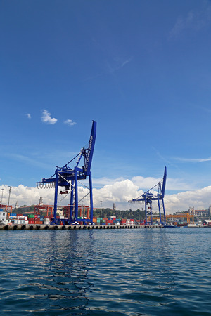 Port of Haydarpasa and Container Terminal in Harem Istanbul
