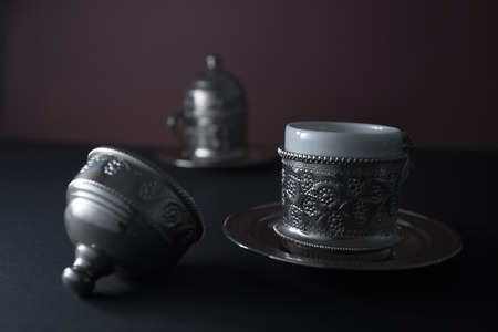 Turkish coffee and cups