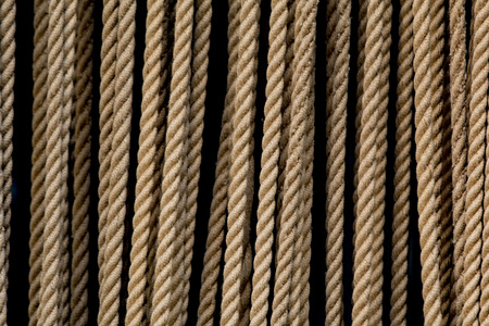 Vertical rope close up image for background.