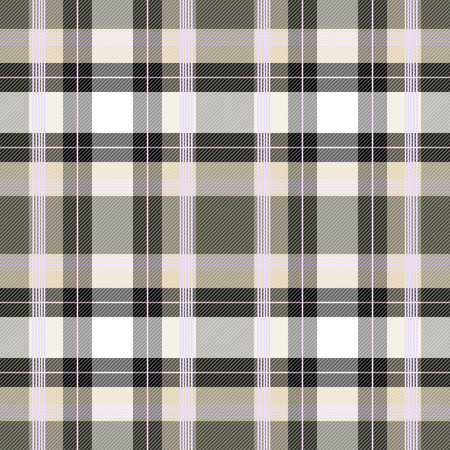 Seamless plaid fabric pattern. Checkered textureのイラスト素材