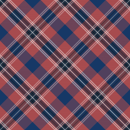 Seamless plaid fabric pattern. Checkered texture