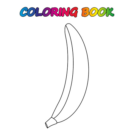 coloring book. Coloring page to educate preschool kids. Game for preschool kids. Vector cartoonのイラスト素材