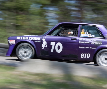 Racing car during the rrally, creative editionのeditorial素材