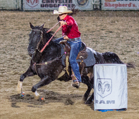 Rodeo competition in Armstrong, British Columbia, Canadaのeditorial素材