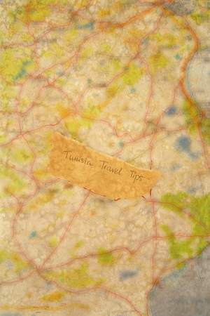 Written text on the text of Tunisia:Tunisia Travel Tips
