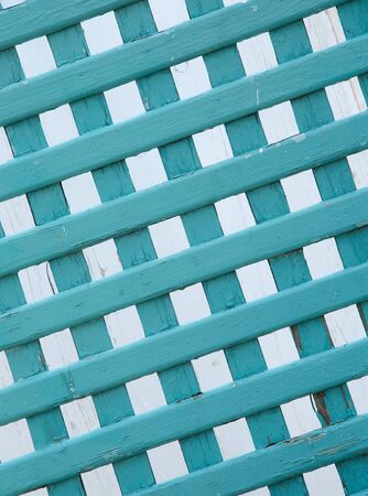 Old green painted wooden fence - backgroundの写真素材