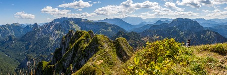 over the alpsの写真素材