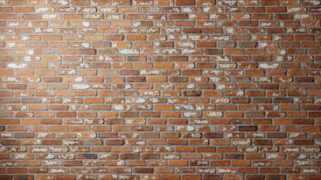 old factory bricks wall, window left. realistic 3D rendering, illustration.の写真素材