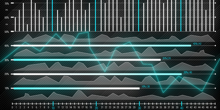 Motion of financial graphic charts suitable for forex traiding market and financial investments. 3D renderの写真素材