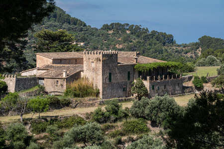hermitage of Son Castello, Soller, Mallorca, Balearic Islands, Spainのeditorial素材