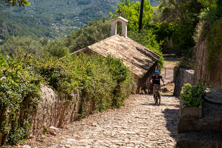 hermitage of Son Castello, Soller, Mallorca, Balearic Islands, Spainのeditorial素材