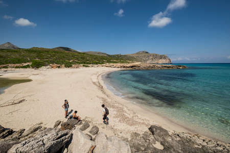 Arenalet de Aubarca, Arta, Mallorca, Balearic Islands, Spainのeditorial素材