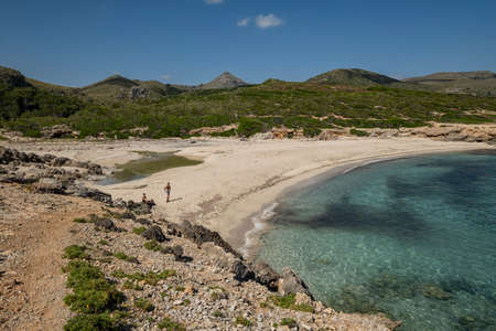 cala de Sa Font Salada, Arta, Mallorca, Balearic Islands, Spainのeditorial素材