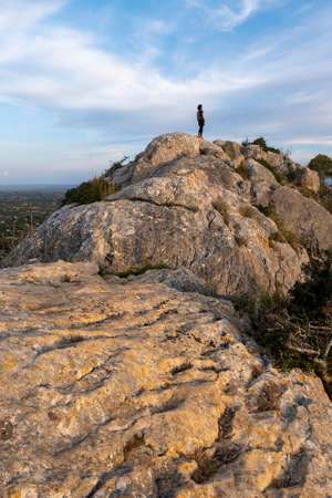 Puig de Ses Bruixes, Llucmajor, Mallorca, Balearic Islands, Spainのeditorial素材