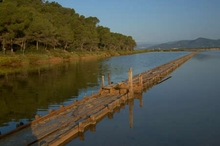 Cala Saona, Formentera, Pitiusas Islands, Balearic Islands, Spain.のeditorial素材