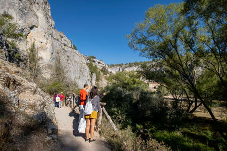 CaÃ±Ã³n del RÃ­o Lobos Natural Park, Soria, Autonomous Community of Castilla, Spain, Europeのeditorial素材