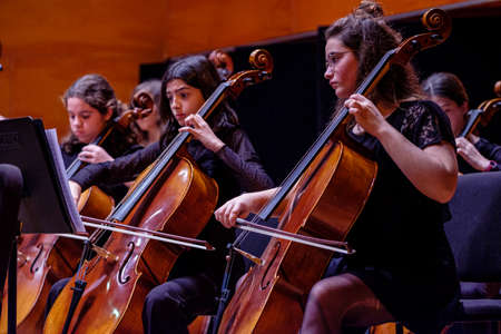 concert at the conservatory of Palma, Mallorca, balearic islands, Spain