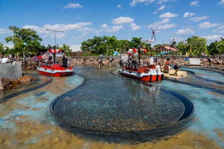 Legoland amusement park, GÃ¼nzburg, Germany, Europeのeditorial素材