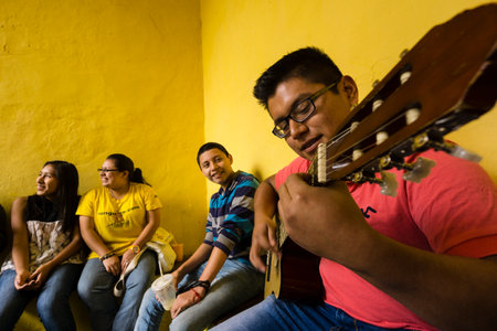 SegÃ³briga Amphitheater, SegÃ³briga archaeological park, Saelices, Cuenca, Castilla-La Mancha, Spainのeditorial素材