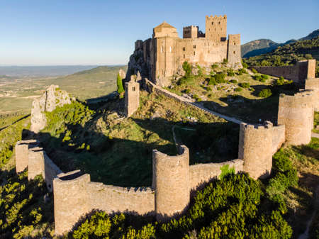 Loarre castle, Huesca, Spainのeditorial素材