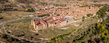 SigÃ¼enza Castle, 11th century, Siguenza, Guadalajara, Spainのeditorial素材