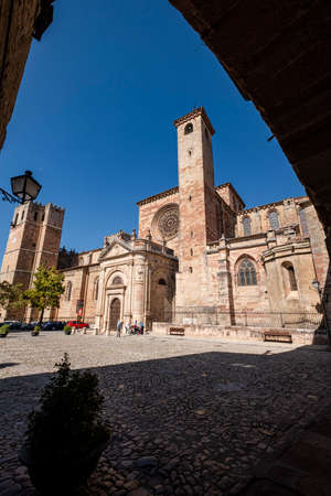 Cathedral of Santa Maria, Siguenza, Guadalajara, Spainのeditorial素材