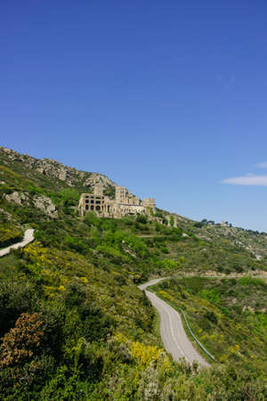 Sant Pere de Rodes, 8th-9th centuries, Cabo de Creus Natural Park, Girona, Catalunya, Spainのeditorial素材