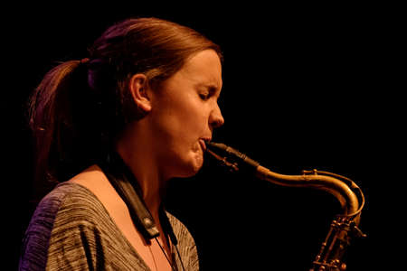 Hanna Paulsberg, Alternatilla Jazz Festival, municipal theater Xesc Forteza,, Mallorca, balearic islands, Spainのeditorial素材