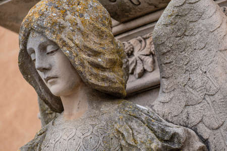 angel, Roig family aedicule, Sineu, municipal cemetery, Mallorca, Balearic Islands, Spain