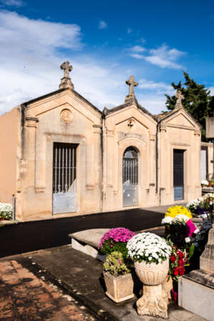 Marratxi, municipal cemetery, Mallorca, Balearic Islands, Spainのeditorial素材