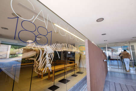 Aula de la Mar, center of interpretation of the marine environment, Can Salas, Palma, Mallorca, Balearic Islands, Spainのeditorial素材